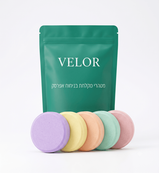 סט מטהרי מקלחת בניחוח אפרסק